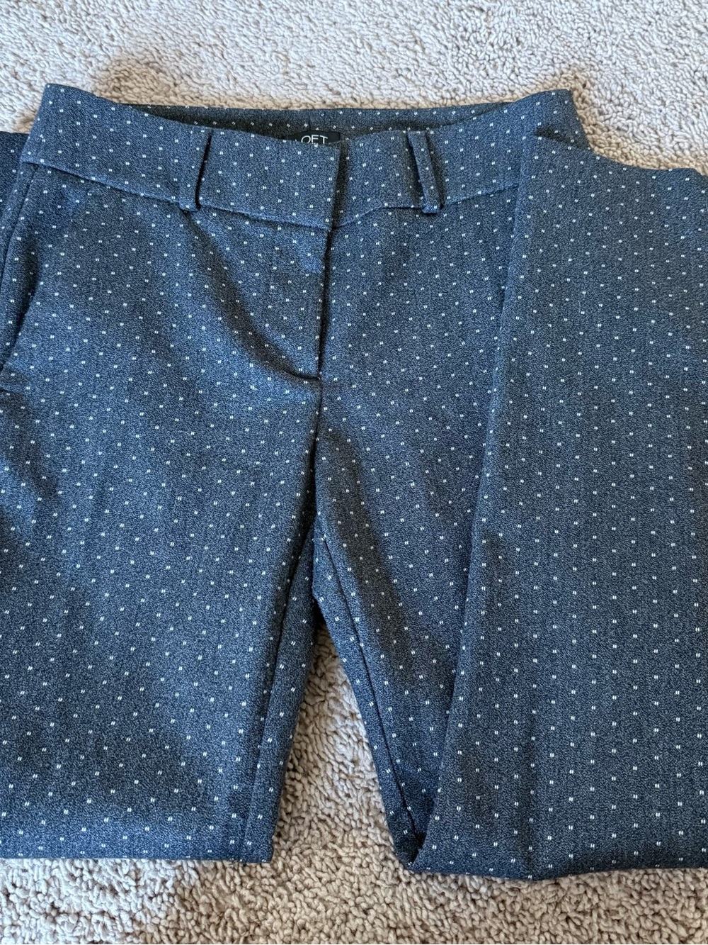 LOFT Navy Marisa Skinny Dress Pants